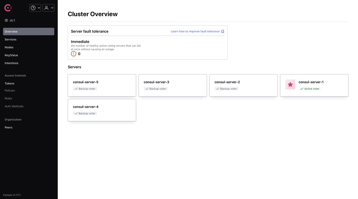 Hashicorp Consul 101 - Setup a cluster