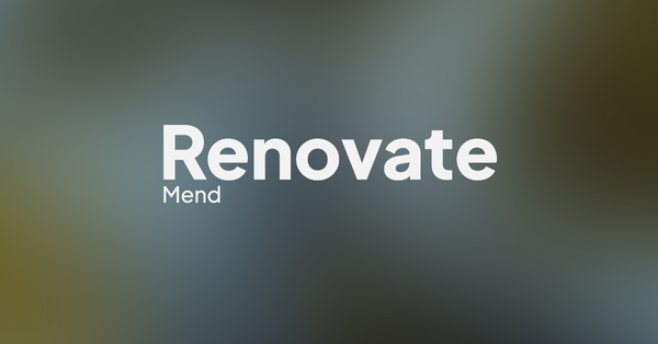 Dependency management automation with Renovate